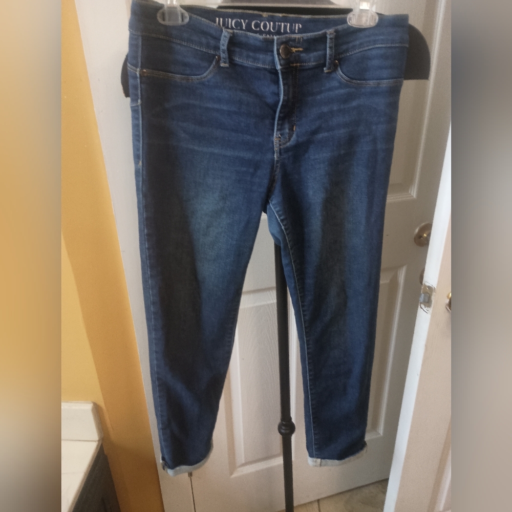 Juicy Couture Y2K  Vintage Blue Cuffed Jegging Size 8